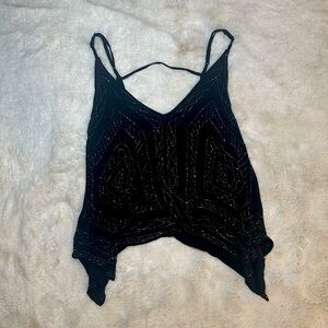 Free People Sequin Flowy Top - M